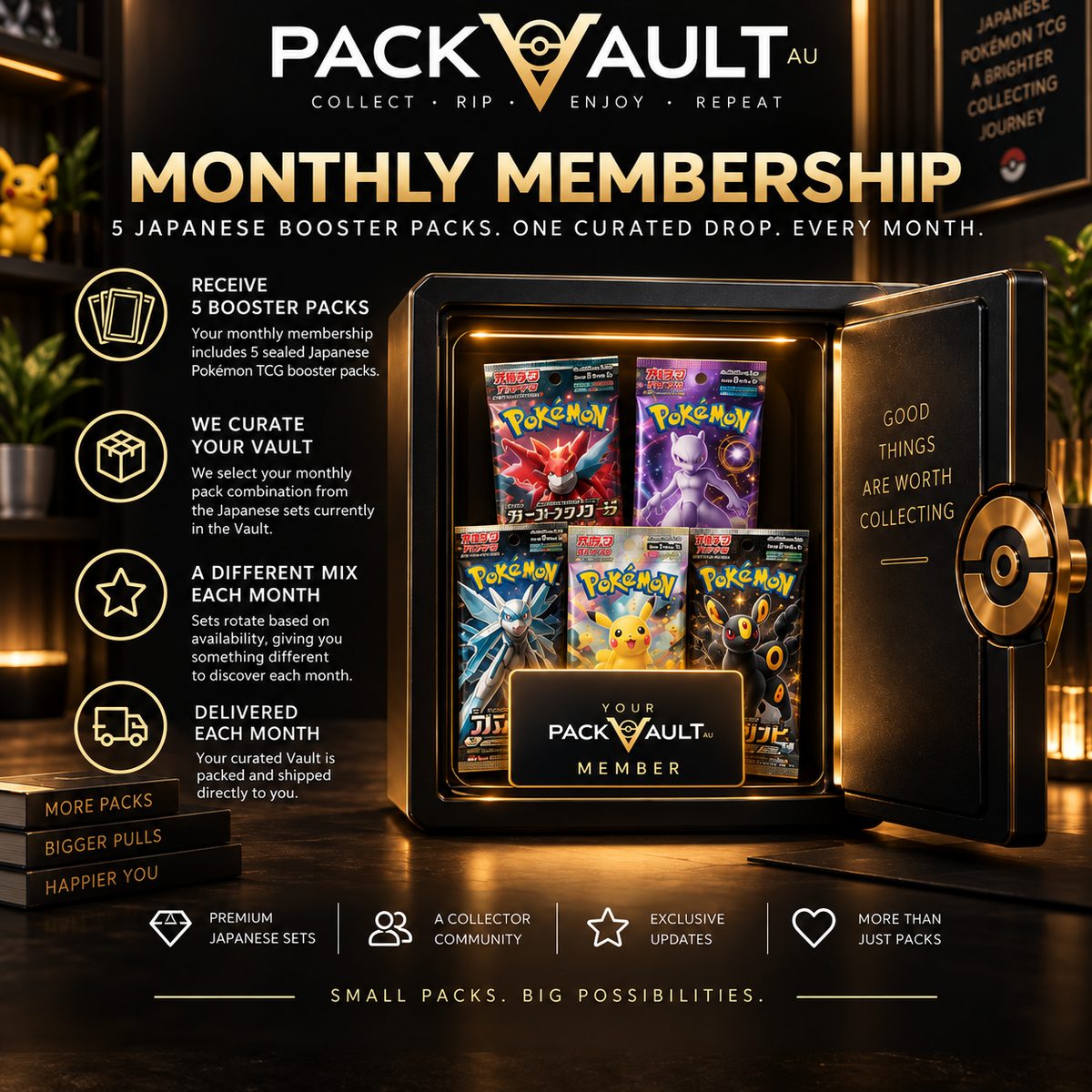 Your Pack Vault Monthly Membership