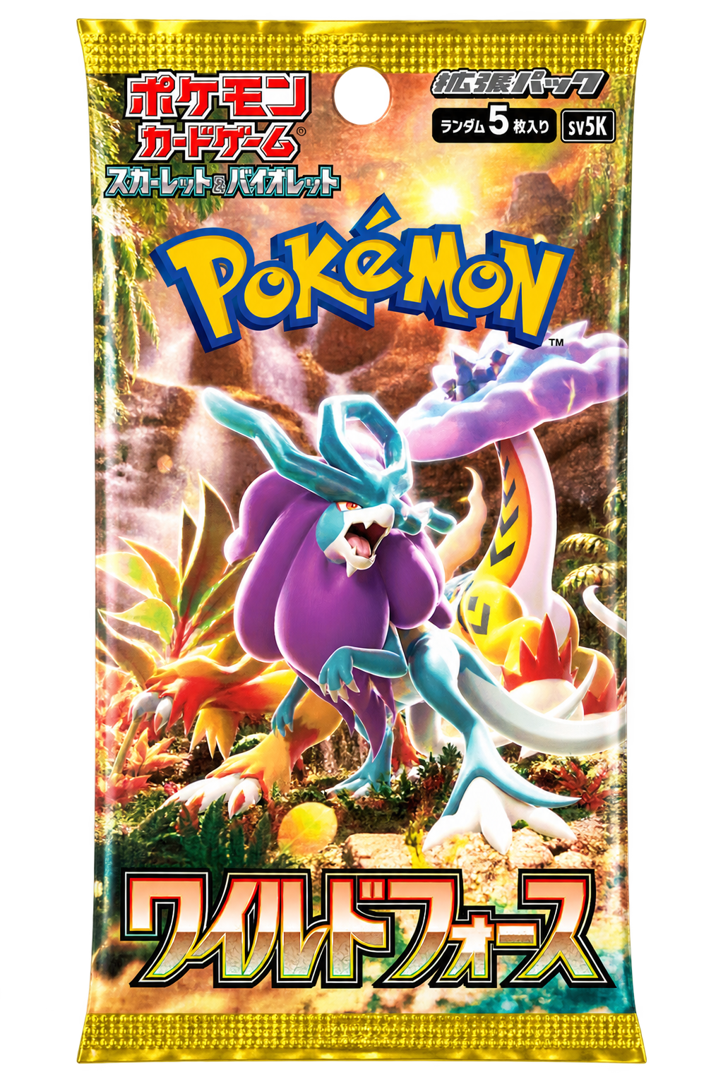 Japanese Wild Force sv5K Booster Pack